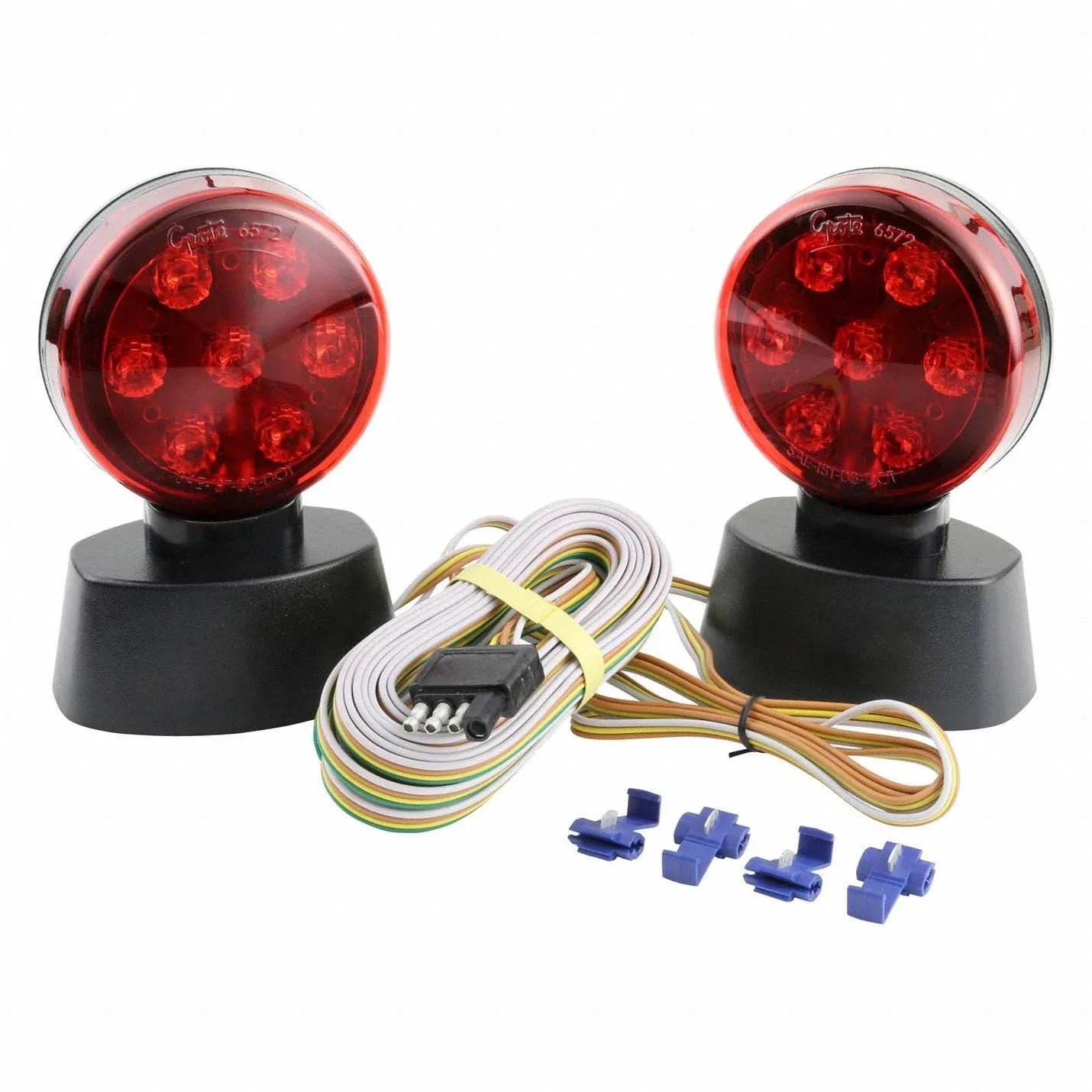 Grote 65720-5 Red Magnetic LED Towing Kit