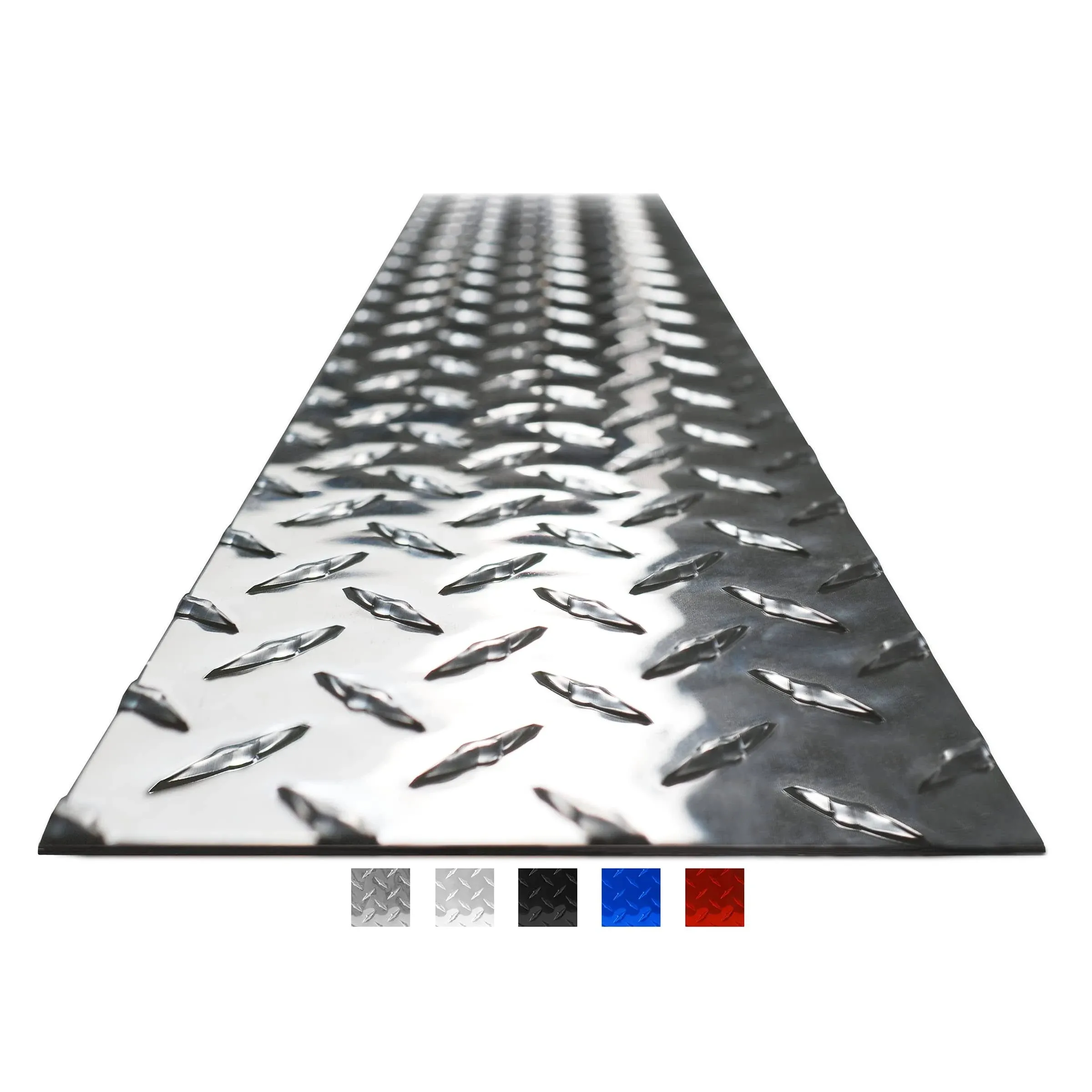 2in. X 120in. - DiamondLife Diamond Plate Sheet Metal, Heavy-Duty Genuine Commercial-Grade Mill Finish Diamond Plate Aluminum Sheet, USA Made Aluminum Tread Plate - Natural