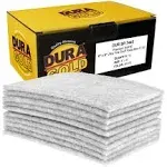 Dura-Gold Premium 6" x 9" White Light Duty Scuff Pads, Box of 10 - Final Scuffing, Scouring, Cleaning, Cleansing Surfaces, Preparation - Automotive Paint Clearcoat Blending, Auto Body, Woodworking