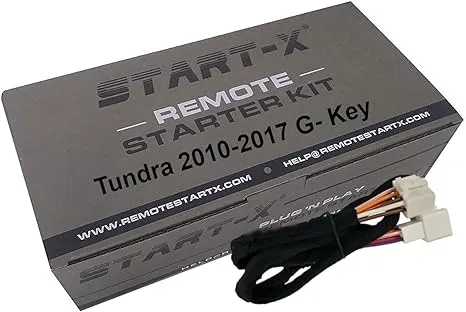 Start-X Complete Plug N Play Remote Starter kit for Tundra 2010-2017 || Zero Wire Splicing!