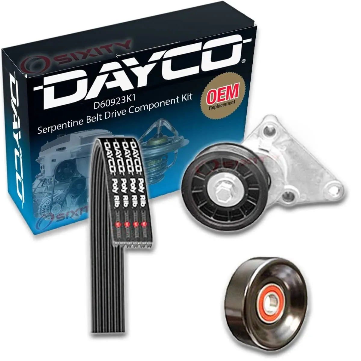 Dayco Serpentine Belt Drive Component Kit D60923K1