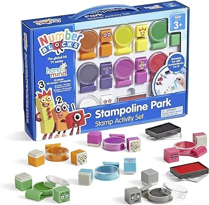 hand2mind - Numberblocks Stampoline Park Stamp Activity Set