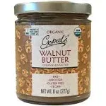 Gopal’s Sprouted Organic Raw Walnut Butter, 100% Gluten-Free (Unsalted) 8 Ounces | Keto, and Paleo-Friendly