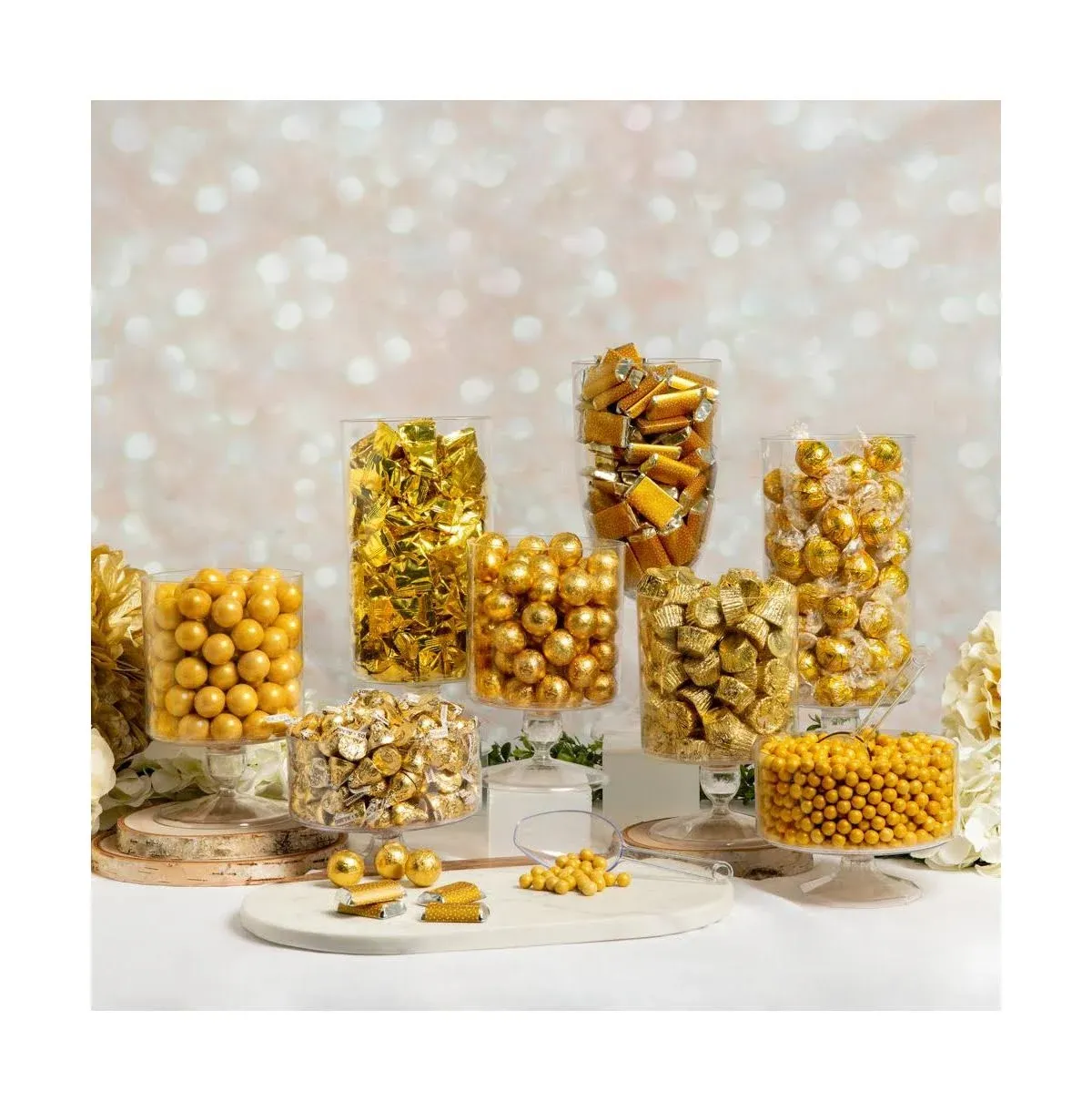 Just Candy Deluxe Gold Candy Buffet