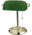 Lighting Traditional Desk Lamp, Green, Smart Home Capable