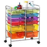 Simplehouseware 12-Drawer Rolling Storage Cart