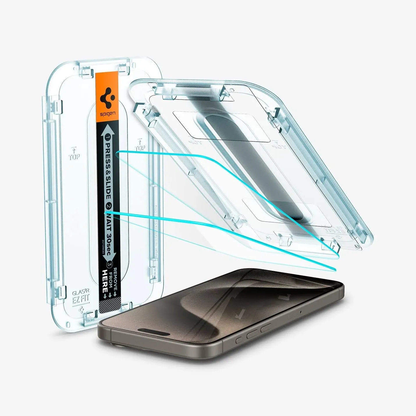 Glass for the protective case Spigen for iPhone 15 Pro Max tempered glass protective glass