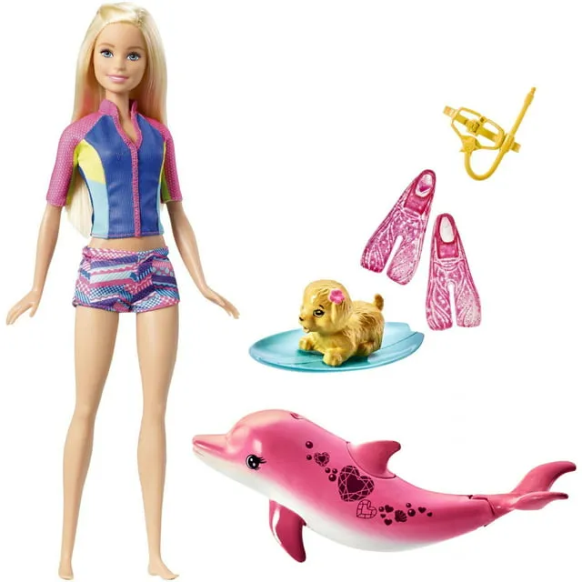 Barbie Dolphin Magic Snorkel Fun Friends