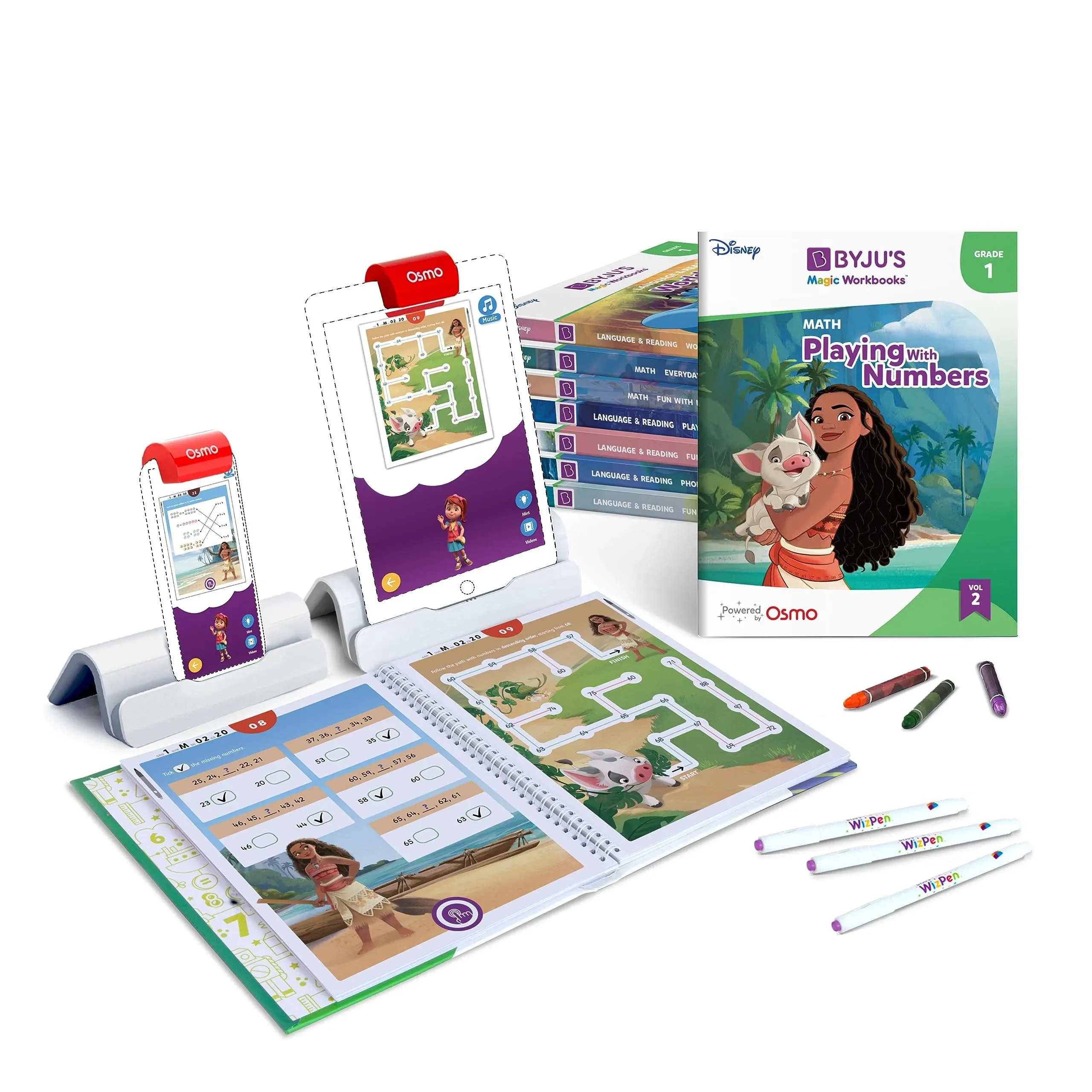 Byju&#039;s Magic Workbooks Grade 1 Disney Osmo Premium Kit For iPad Unused