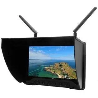 Flysight Black Pearl RC801 5.8 GHZ FPV Monitor Diversity RX Multi Channels 7&#034;HD