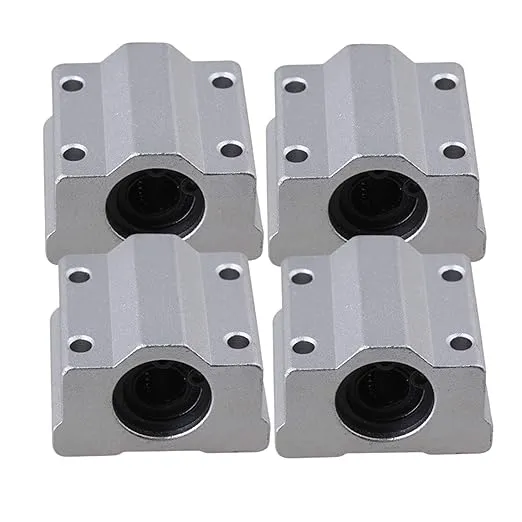 BQLZR SC8UU Linear Motion Ball Bearing CNC Slide Bushing 34.5mm Length Pack of 4