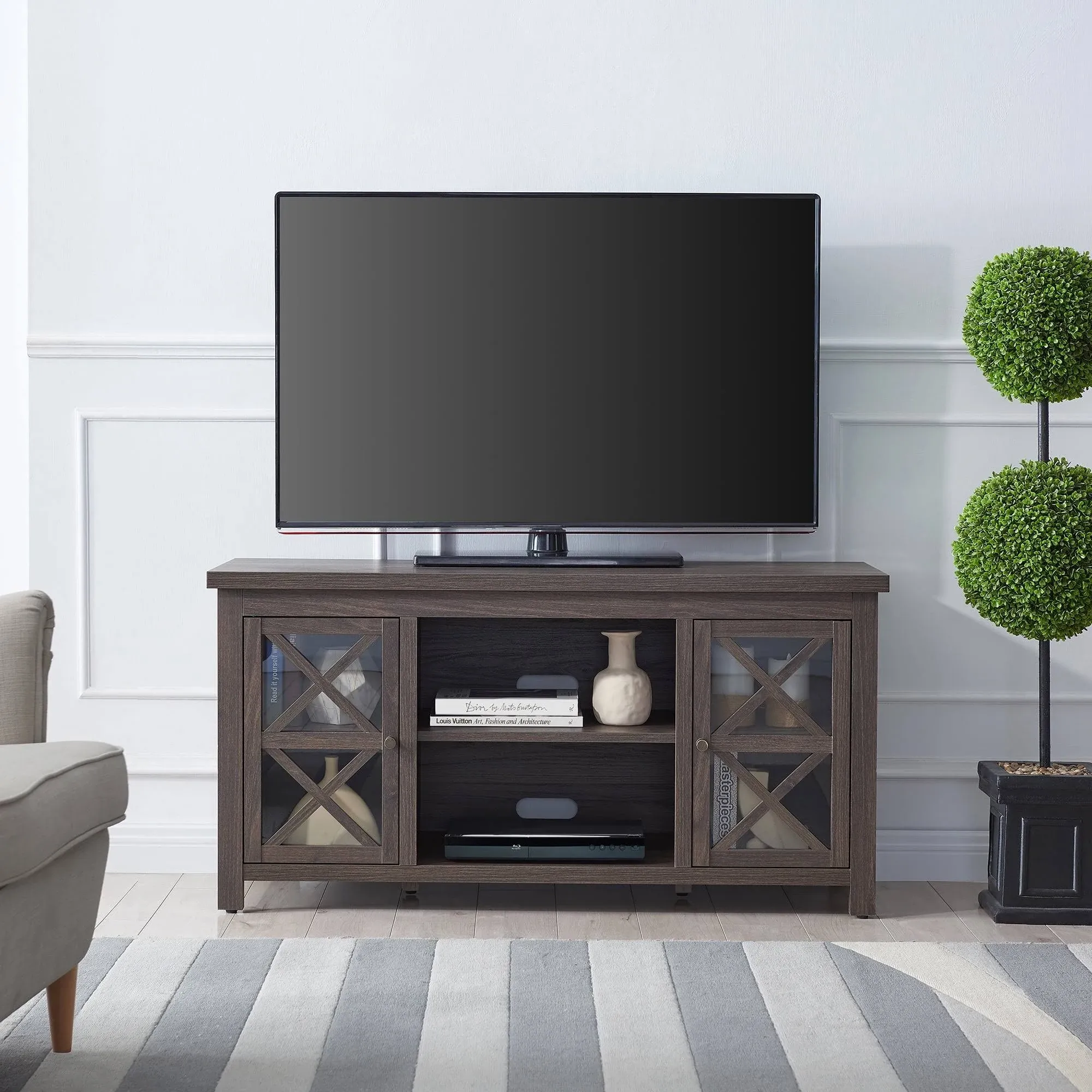 Colton 47.75" TV Stand - Alder Brown