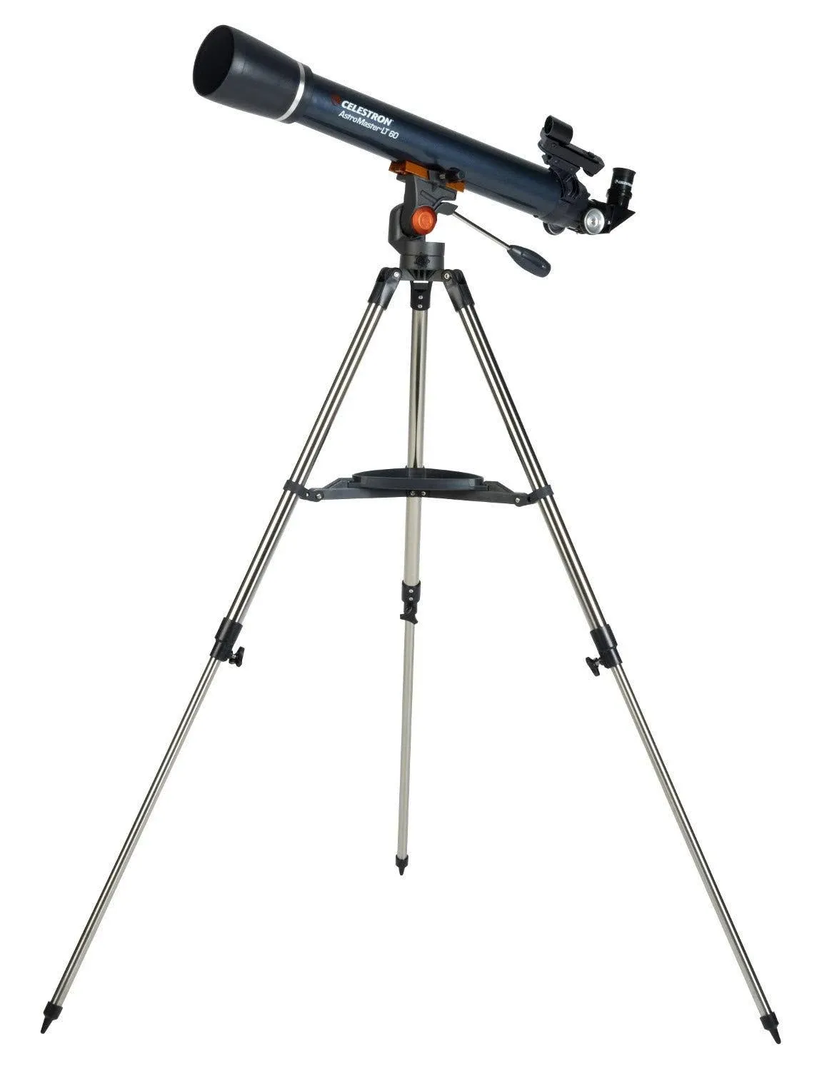 Celestron AstroMaster 21073 Refractor 60mm Altazimuth Telescope - Black/Blue