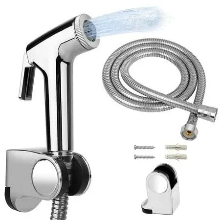 Handheld Bidet Sprayer for Toilet-Adjustable Water Pressure Control with Bidet ...