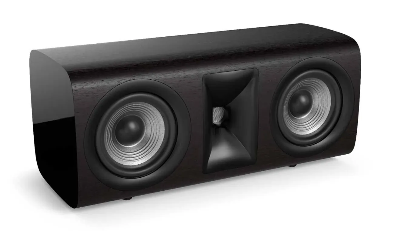 JBL - Studio 625C Dual 5.25" 2.5-Way Compression Driver Center Channel Loud Speaker (Each) - Dark Wood