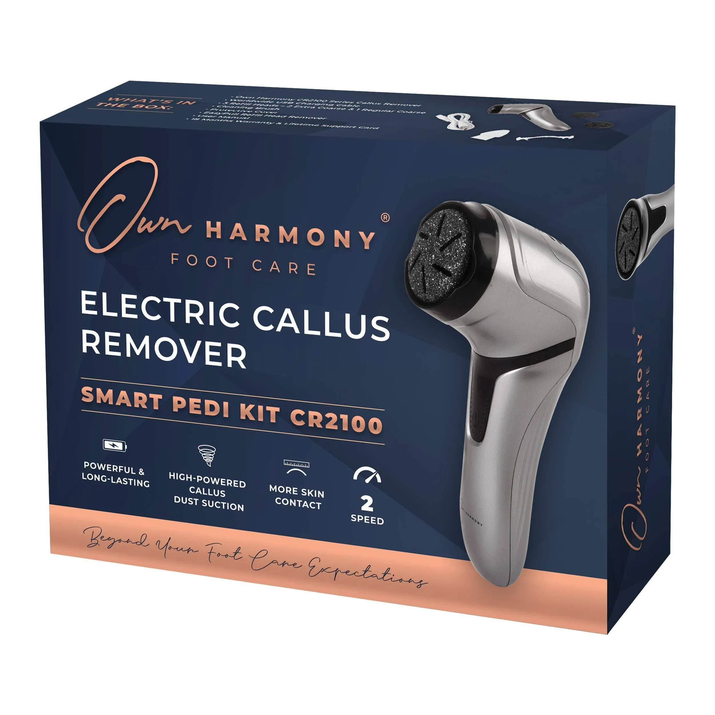 Electric Foot Callus Remover with Vacuum - Own Harmony Professional Pedicure ...