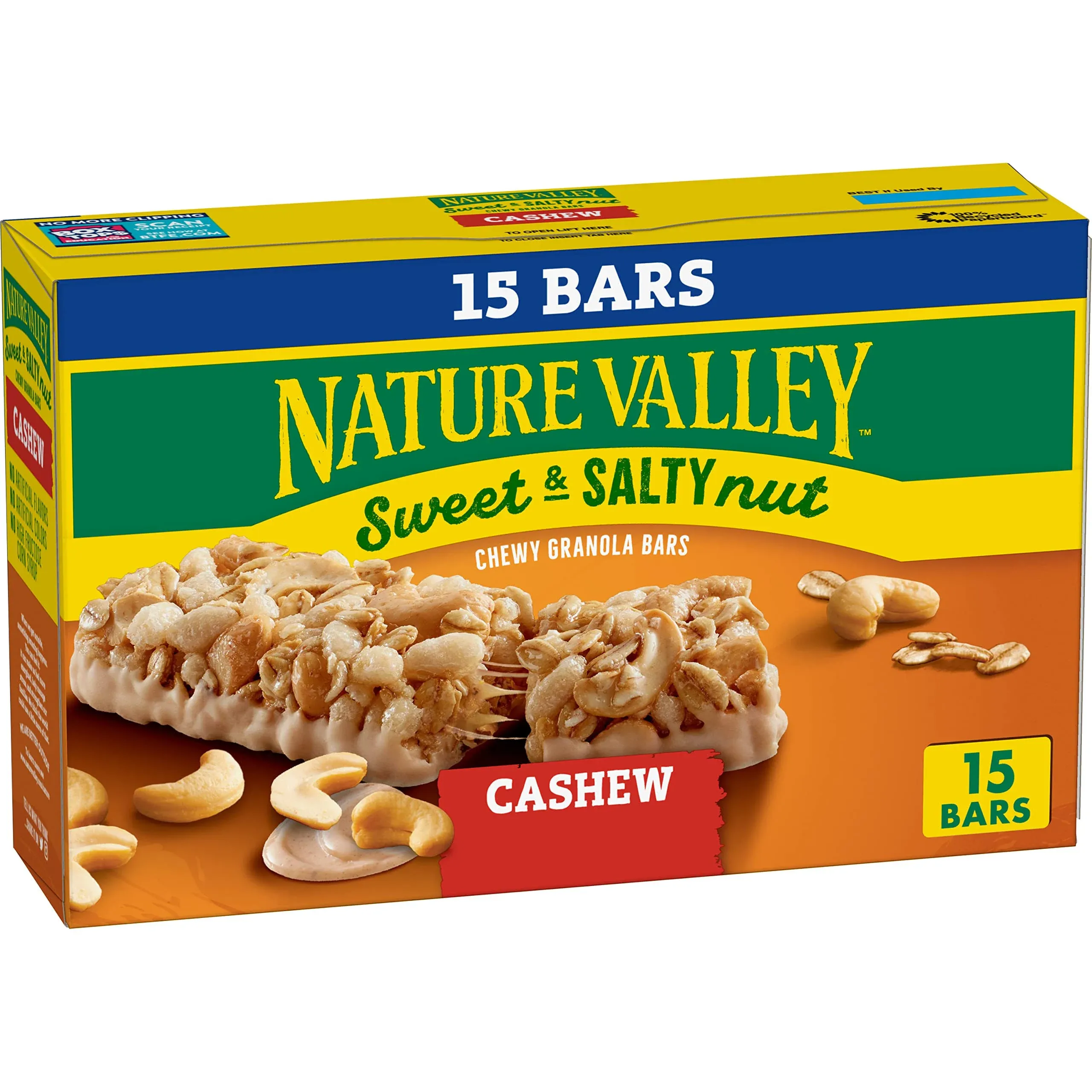 Nature Valley Granola Bars, Chewy, Trail Mix, Fruit & Nut, Family Pack, 15 Pack - 15 pack, 1.2 oz bars