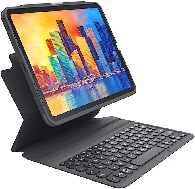 ZAGG - Pro Keys Wireless Keyboard & Detachable Case for Apple iPad Pro 11" (1st 2018, 2nd 2020, 3rd 2021, and 4th Gen 2022 ) - Black