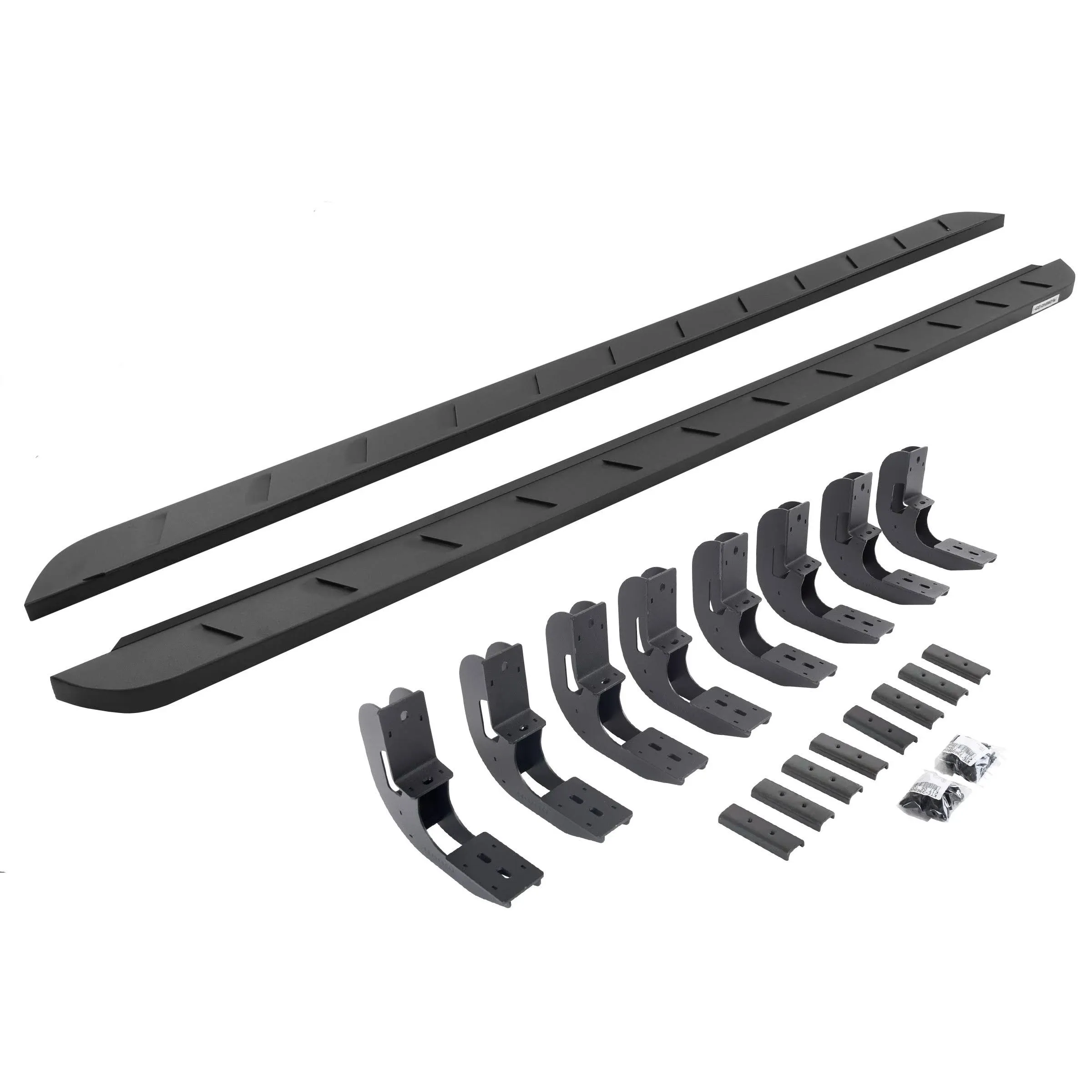 Go Rhino 63404887SPC RB10 Slim Line Running Boards With Mounting Brackets Textured Black