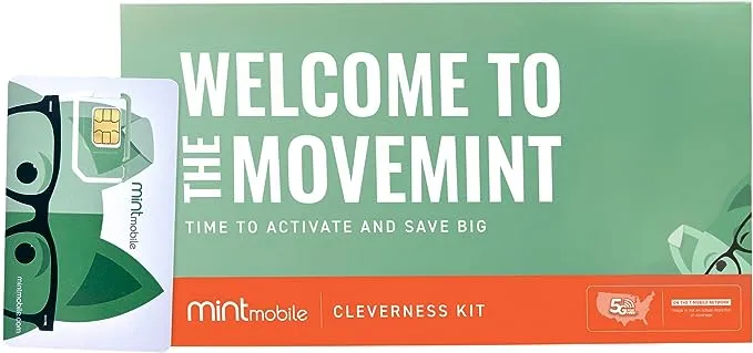 $25/mo. Mint Mobile Phone Plan with 20GB of 5G-4G LTE Data + Unlimited Talk & Text for 3 Months (3-in-1 SIM Card)