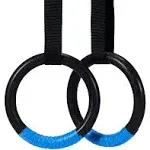 Z Zelus Gymnastic Rings with Adjustable Straps, Steel Buckles, Perfect for Workout, Strength Training, Pull-Ups & Dips