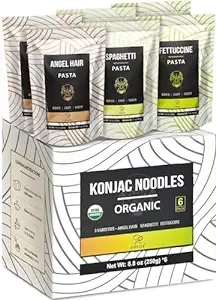  Konjac Noodles, Organic Shirataki Noodle, Low Calorie, Keto and Paleo 