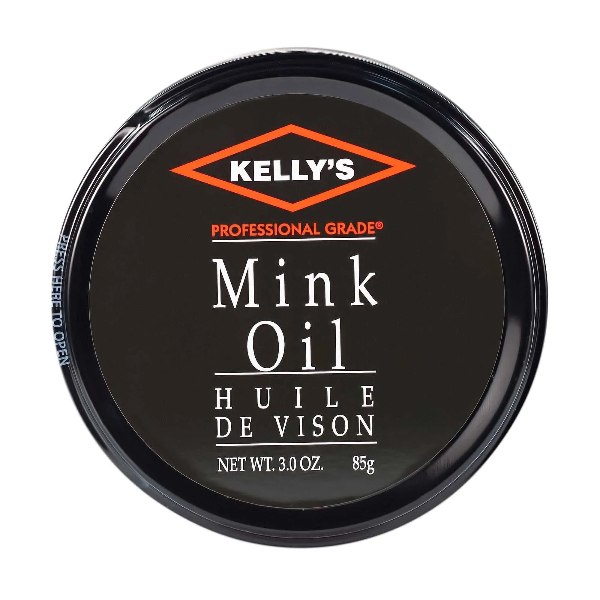 Kelly's Mink Oil for Leather Boots (3 oz) - Professional Grade Leather Cleaner & Conditioner - Waterproof, Preserve, Soften All Smooth Leathercraft, Jacket, Couch, Shoe, Purse - Prevent Salt Damage