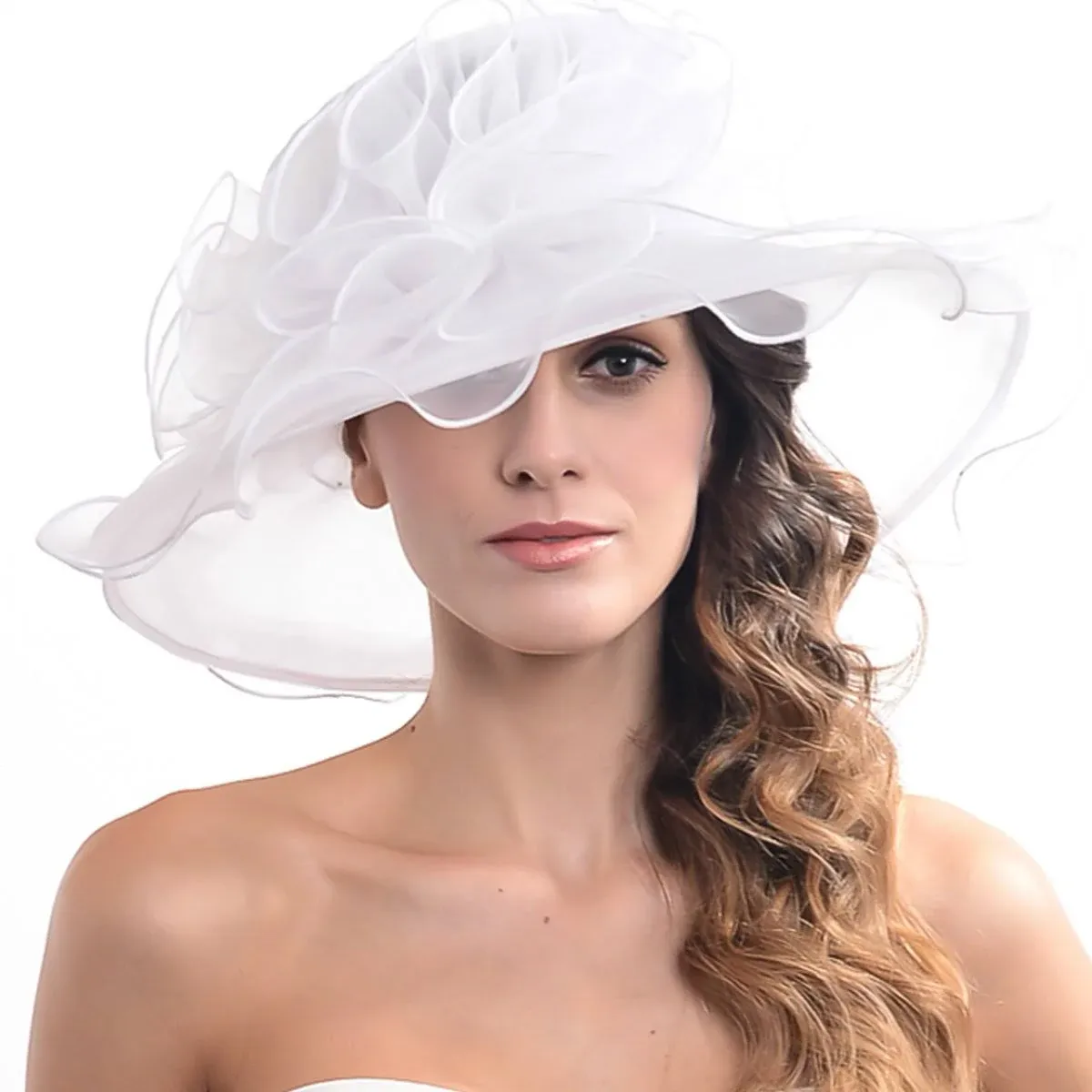 Kentucky Derby Church Dress Hat for Women Yellow Fascinator Bridal Tea Party ...