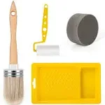 Tool Trio, Paint Brush, Roller, Sponge, All The Tools You Need to Apply Finish All in One Paint