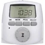 Intermatic Dt620 Heavy Duty Indoor Digital Plug-In Timer, White