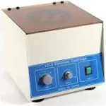 Electric Lab Benchtop Centrifuge, LD-3 Low-Speed 4000rpm Centrifuge Machine 6 Tubes x 50ml, with Timer 0-60min and Speed Control