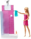 Barbie Doll and Shower/Bathroom Accessories