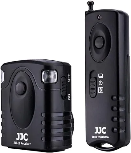 JJC Radio Wireless Remote Control Shutter Release for Canon EOS Rebel T7 T6 T5 T8i T7i T6i T6s T5i T4i SL3 SL2 SL1 EOS 2000D 70D 77D 80D 90D EOS R R6 Mark II R6 R7 R8 R10 RP R100 M5 M6 Mark II & More