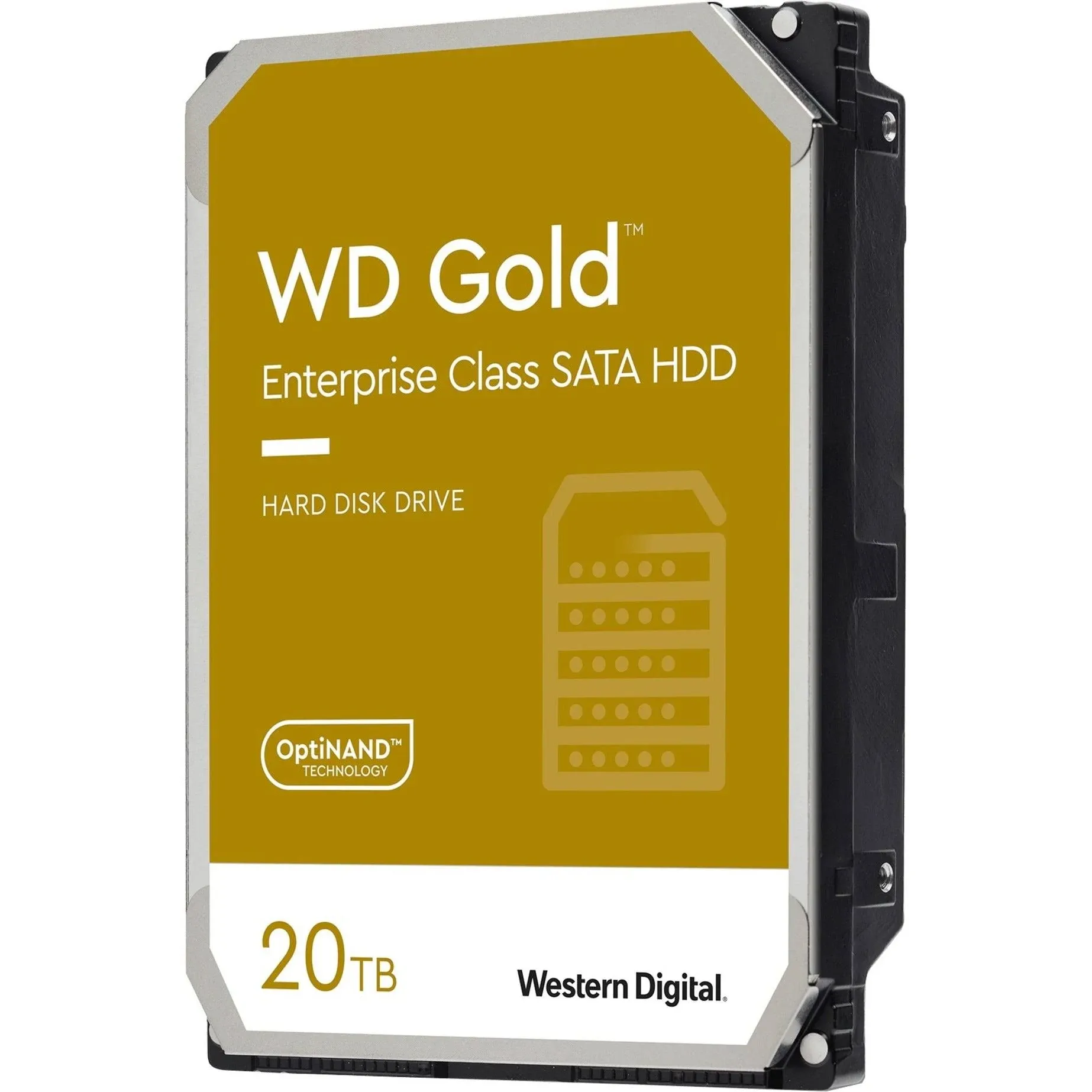 Western Digital 22TB WD Gold Enterprise Class SATA Internal Hard Drive HDD - 7200 RPM, SATA 6 Gb/s, 512 MB Cache, 3.5" - WD221KRYZ