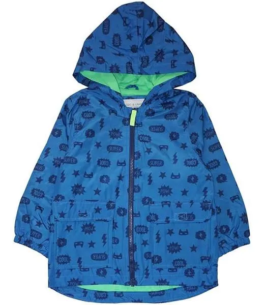 Carter's Little Boys' Superhero Rainslicker Midweight Rain Jacket