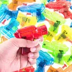 Super Z Outlet Mini Colorful Squirt Water Guns Plastic Blasters for Kids Birthday Party Favors, Pool Beach Toys, Hot Summer Classic Water Games (30