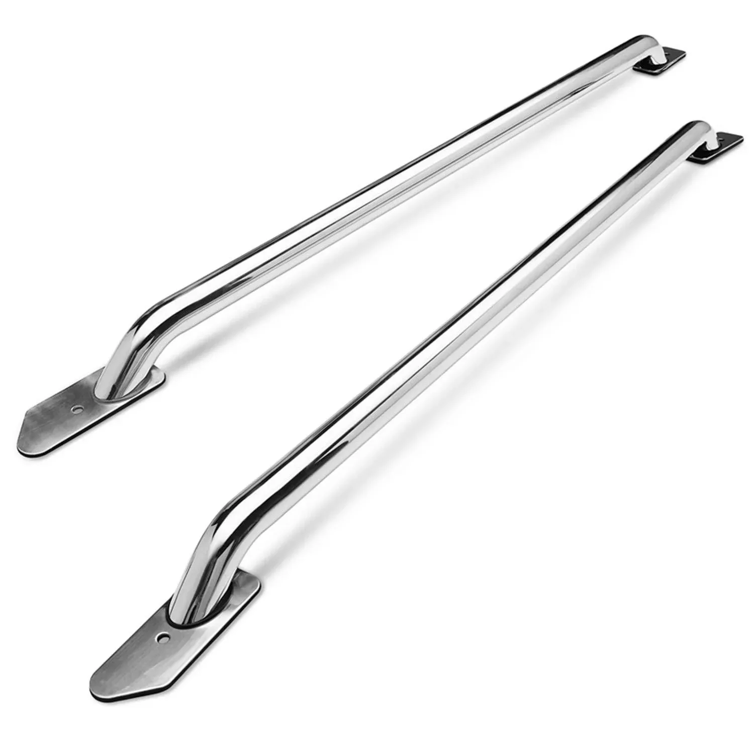 TAC Bed Rails Fit 2014-2024 Chevy Silverado 1500/GMC Sierra 1500 5.5ft Short Bed T304 Stainless Steel Truck Side Rails Off Road Automotive Exterior Accessories (2 Pieces Bed Rails)