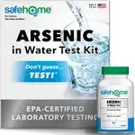 Safe Home® Arsenic in Drinking Water Test Kit – Testing at Our EPA Certified Laboratory – Lab Fees & Return Shipping Included