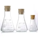 Glass Erlenmeyer Flask Set, (250 ml, 150 ml &amp; 50 ml)