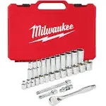 Milwaukee 48-22-9408 3/8&#034; Drive 28pc Ratchet &amp; Socket Set- SAE Brand New!