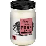 EPIC Organic Pork Fat, Keto Friendly, Whole30, 11oz Jar