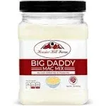 Hoosier Hill Farm Big Daddy Mac Mix, Cheddar cheese, 1 LB (Pack of 1) ...