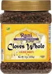 Rani Cloves Whole Laung 14oz 400g Great for Food, Tea, Pomander Balls and Potpourri, Hand Selected, Spice, Bulk Pet Jar All Natural Non-GMO