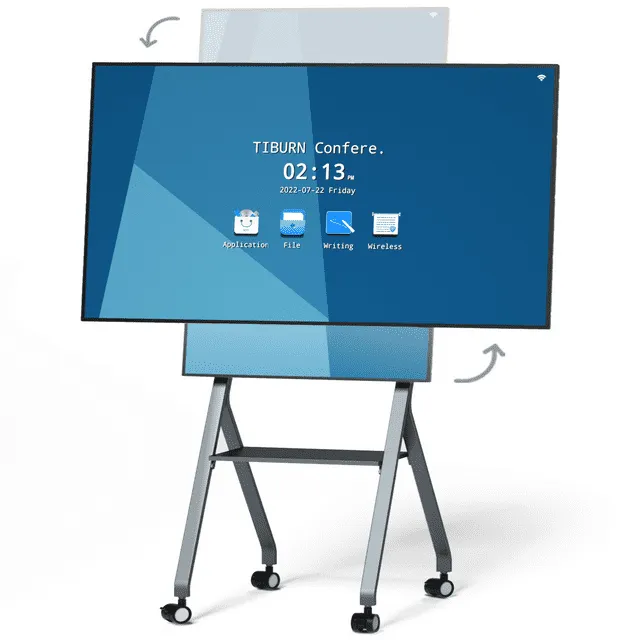 Tiburn Smart Whiteboard 55" 4K UHD Rotating Nano Capacitive Smartboard