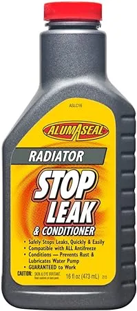 AlumAseal ASLC16 Radiator Stop Leak and Conditioner Liquid - 12 Fl oz.