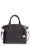 Shop Brahmin Duxbury Satchel Black Melbourne