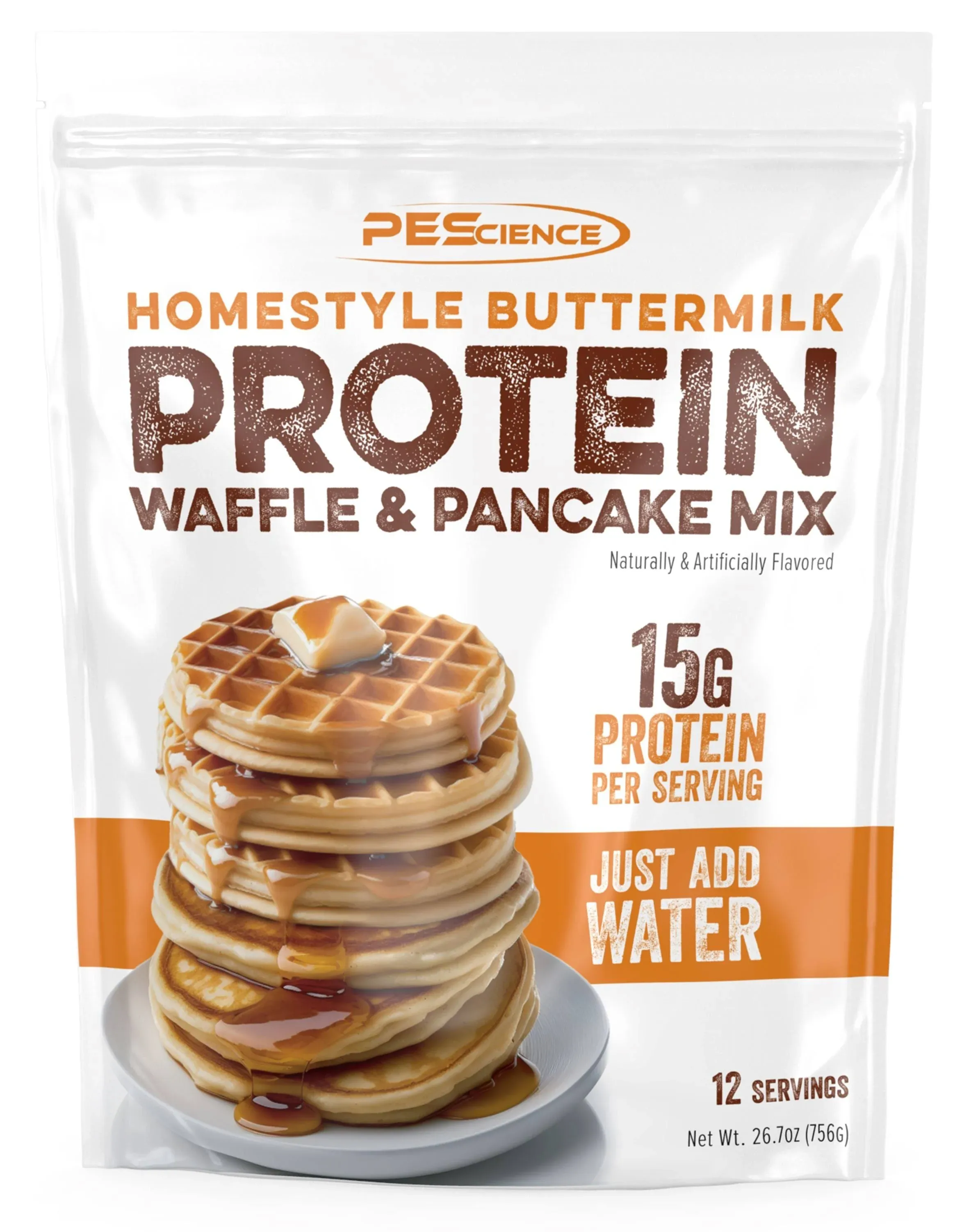 Pancake & Waffle Mix Buttermilk 12srv | PEScience