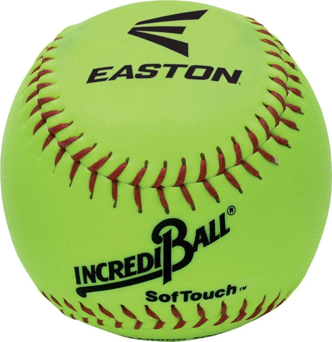 Easton Incrediball SoftTouch Training Softball, Neon, 12"