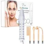 NuDerma Portable Handheld High Frequency Skin Therapy Wand Machine