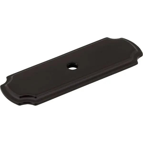 Hardware Resources B812-BLK 2-13/16" x 1" Cabinet Knob Backplate. Finish: Black